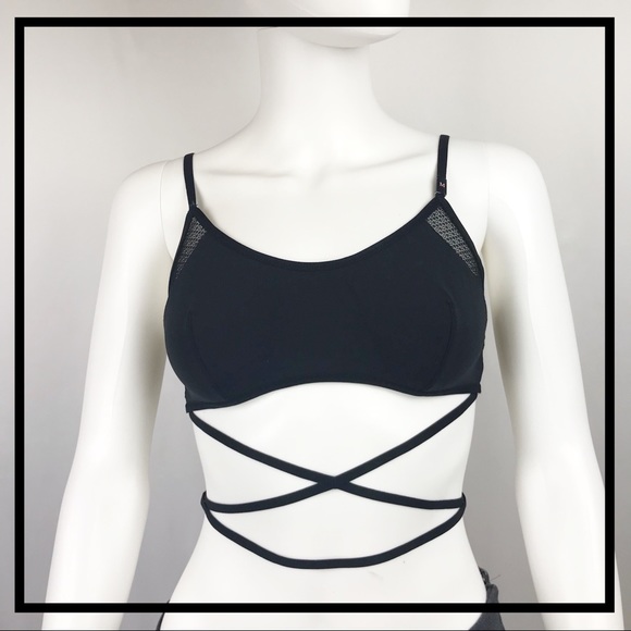 VICTORIA’S SECRET Strappy Criss Cross Bralette Med - Picture 2 of 5